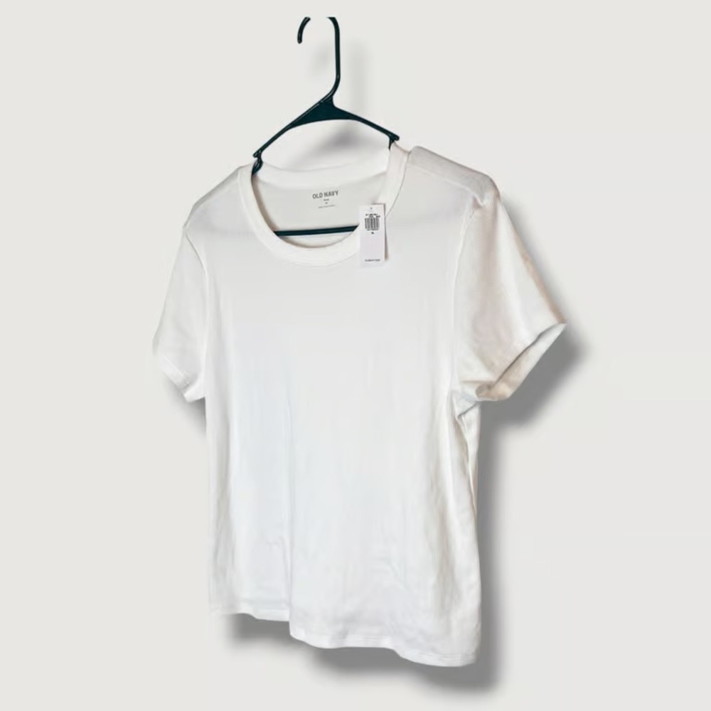Old Navy Snug White Tee Shirt Size XL New